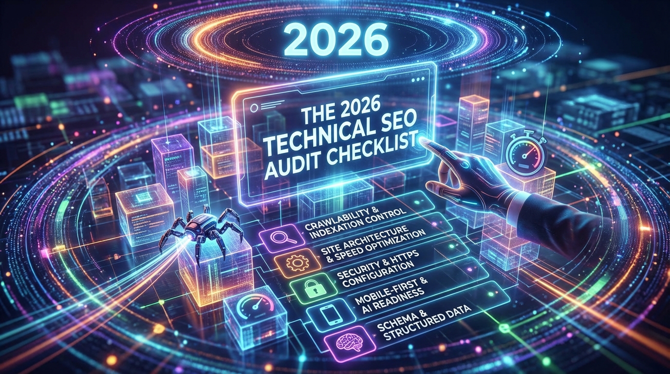 the 2026 technical seo audit checklist for high-performance websites