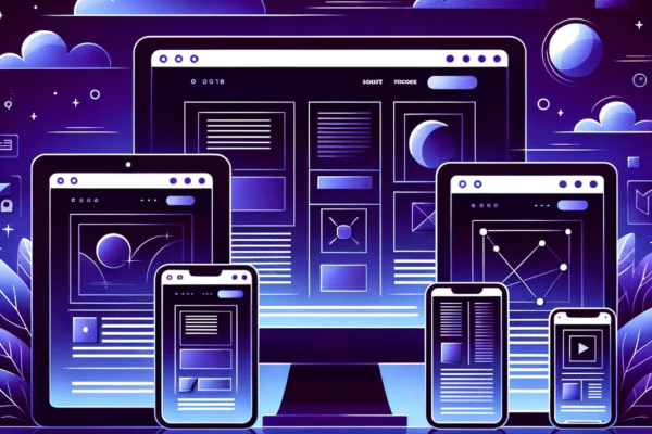 responsive web design tips showing many different screens and optimizations