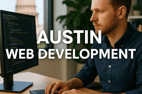 Auston web development a Texan working on developing a client website