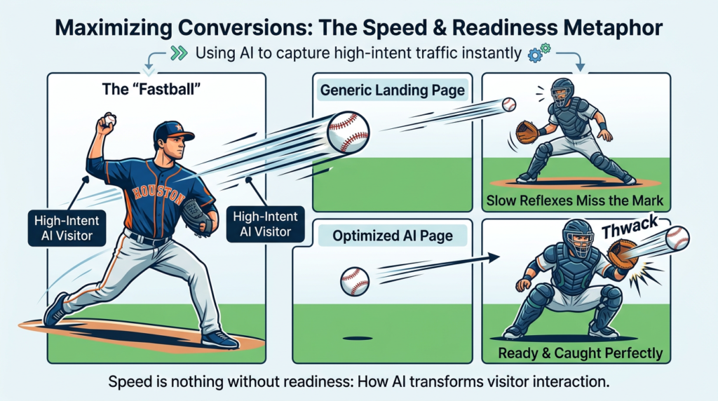 how do you optimize conversion rates for ai-generated traffic?