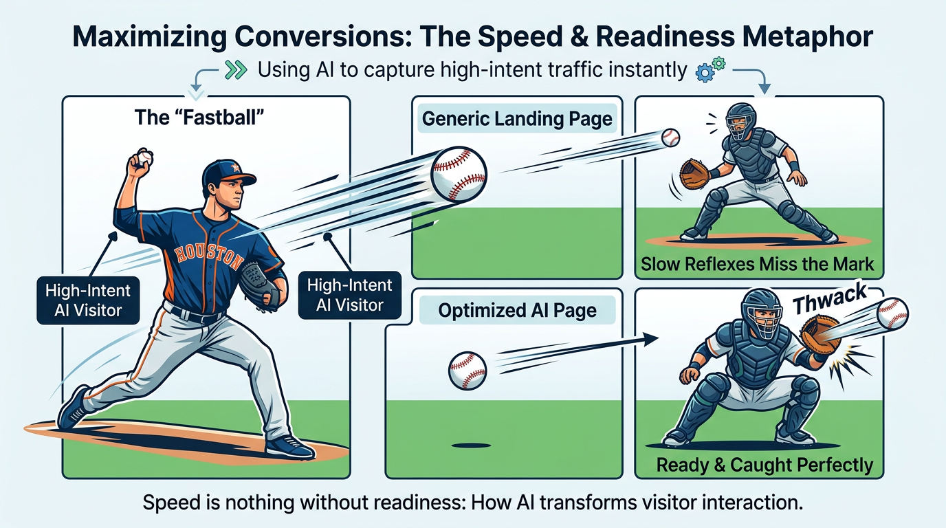how do you optimize conversion rates for ai-generated traffic?