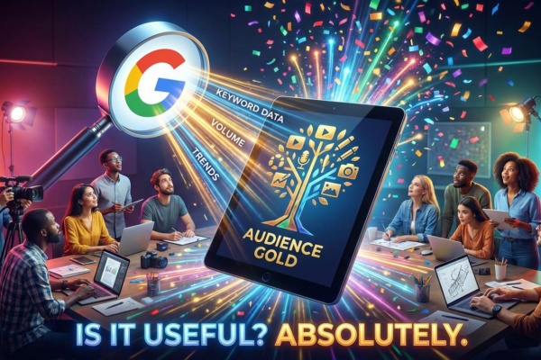 Google Ads keyword data useful for content creators