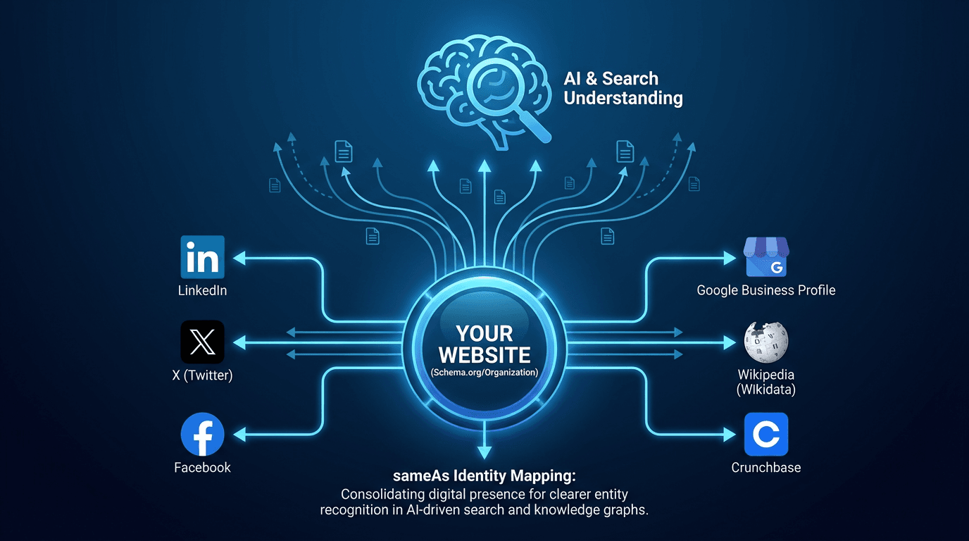 unleashing ai search visibility with sameas identity mapping