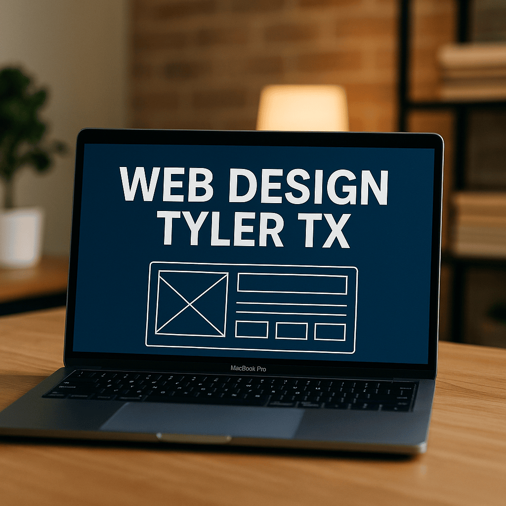 mockup for web design tyler tx