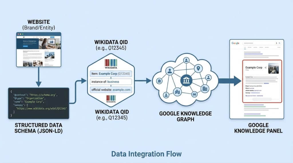 wikidata qids for entity seo